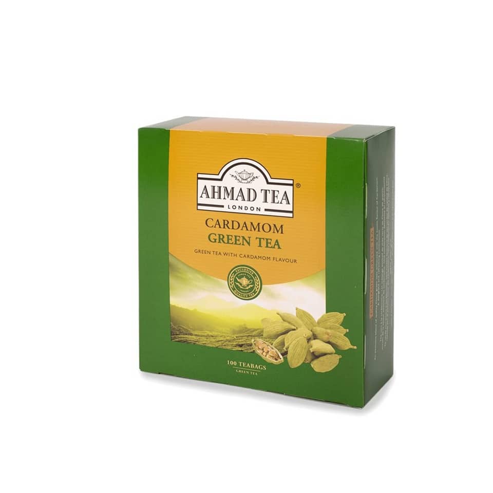 Ahmad Tea | Cardamom Green Tea 100 Teabags