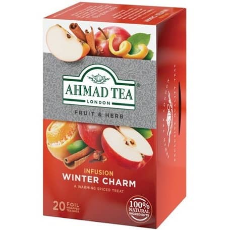 Ahmad Tea | Fruit & Herbs Infusion Winter Charm 20 Foil Teabags