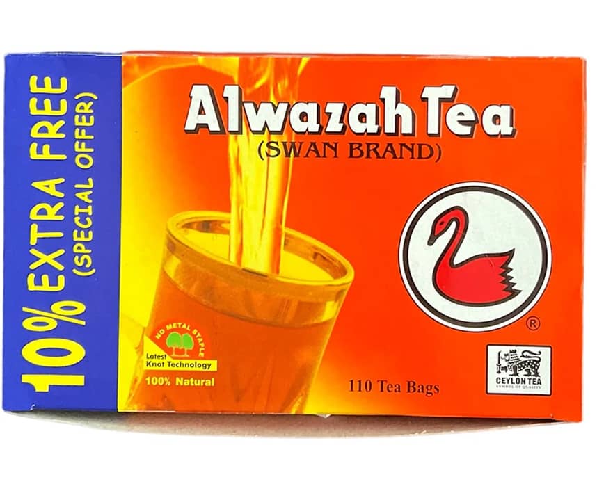ALWAZAH TEA SWAN BRAND 110 TEA BAGS