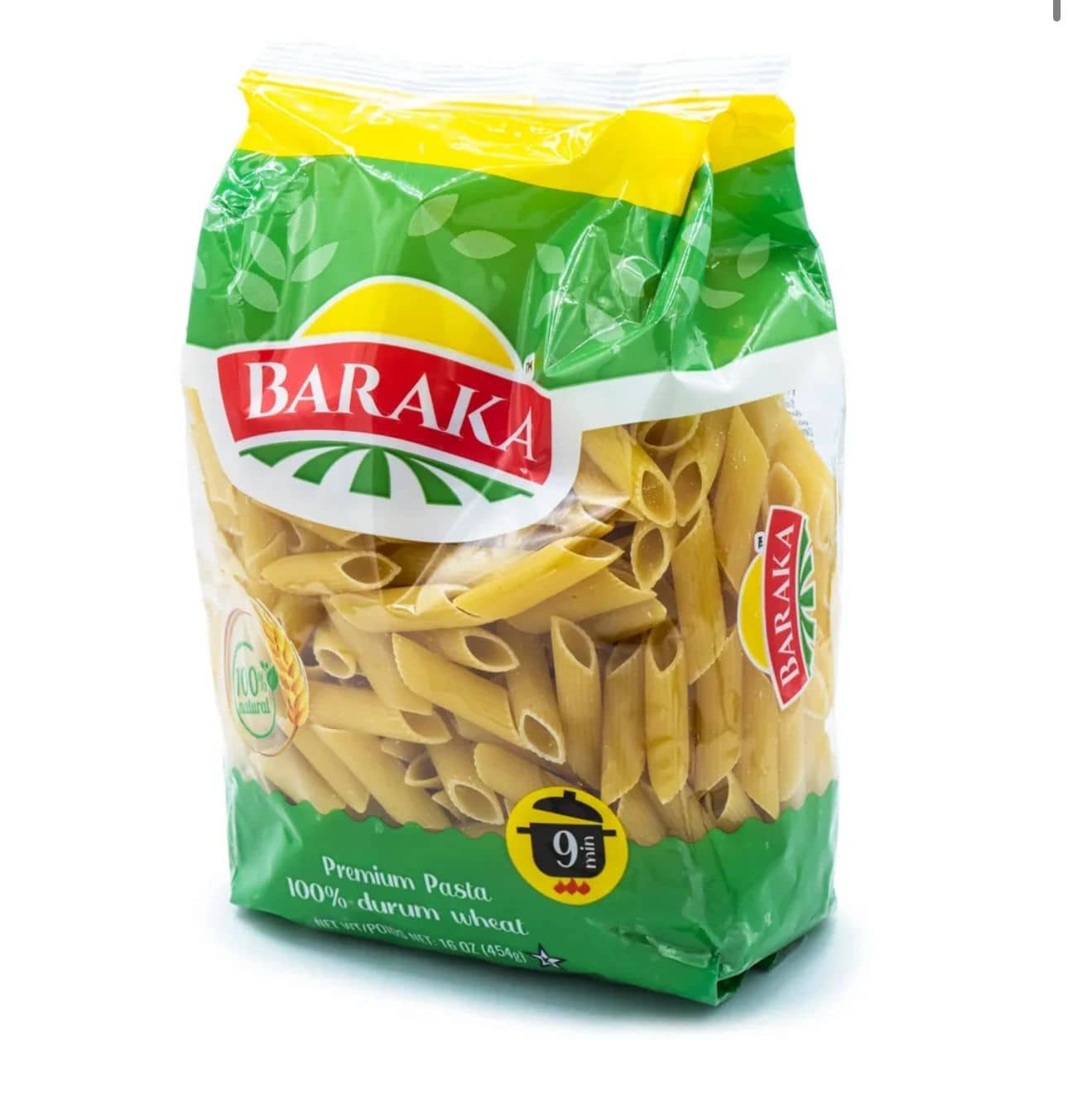 Baraka Premium Pasta 100% Durum Wheal 16oz(450g)