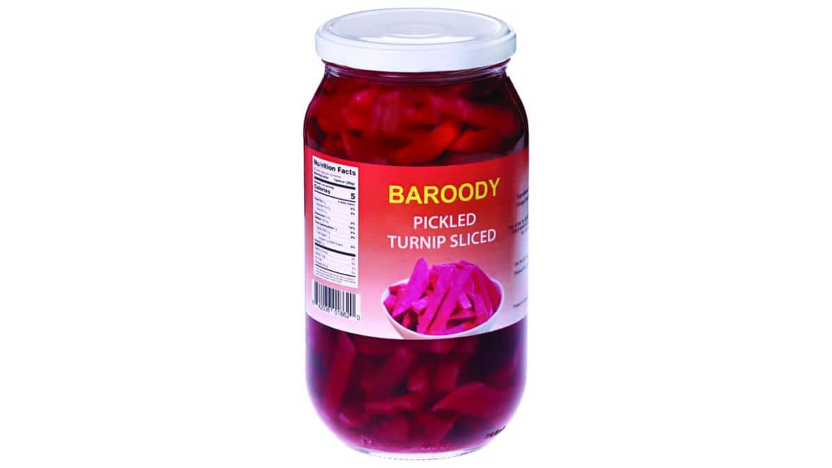 Baroody Pickled Turnip Sliced 35.27oz(1000g)