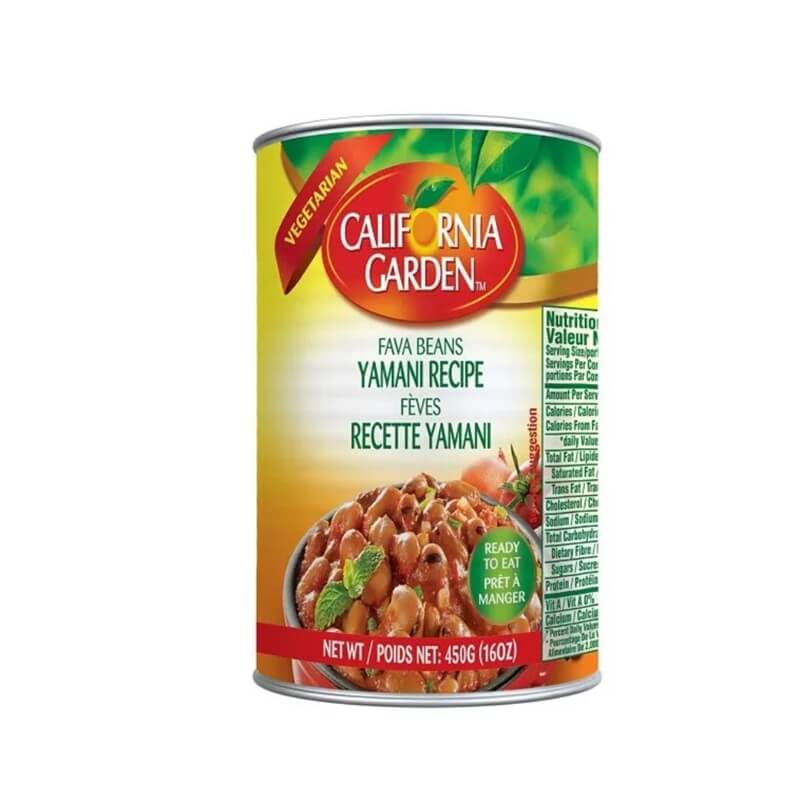 California Garden Fava Beans Yamani Recipe 16OZ.(450g)