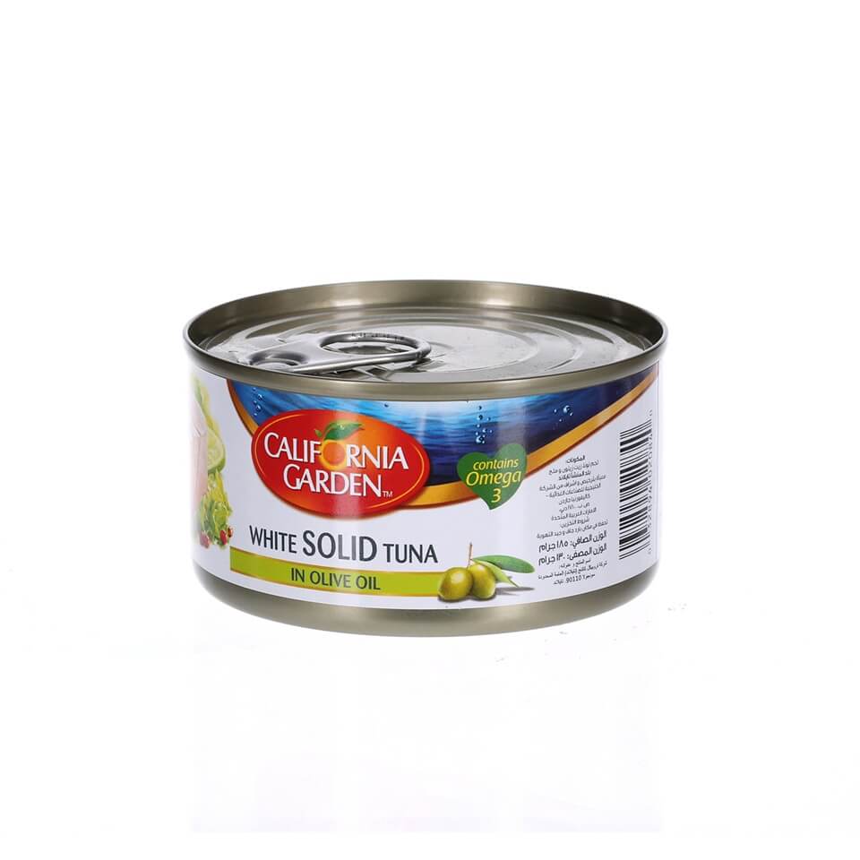 California Garden White Solid Tuna In Olive Oil 185g