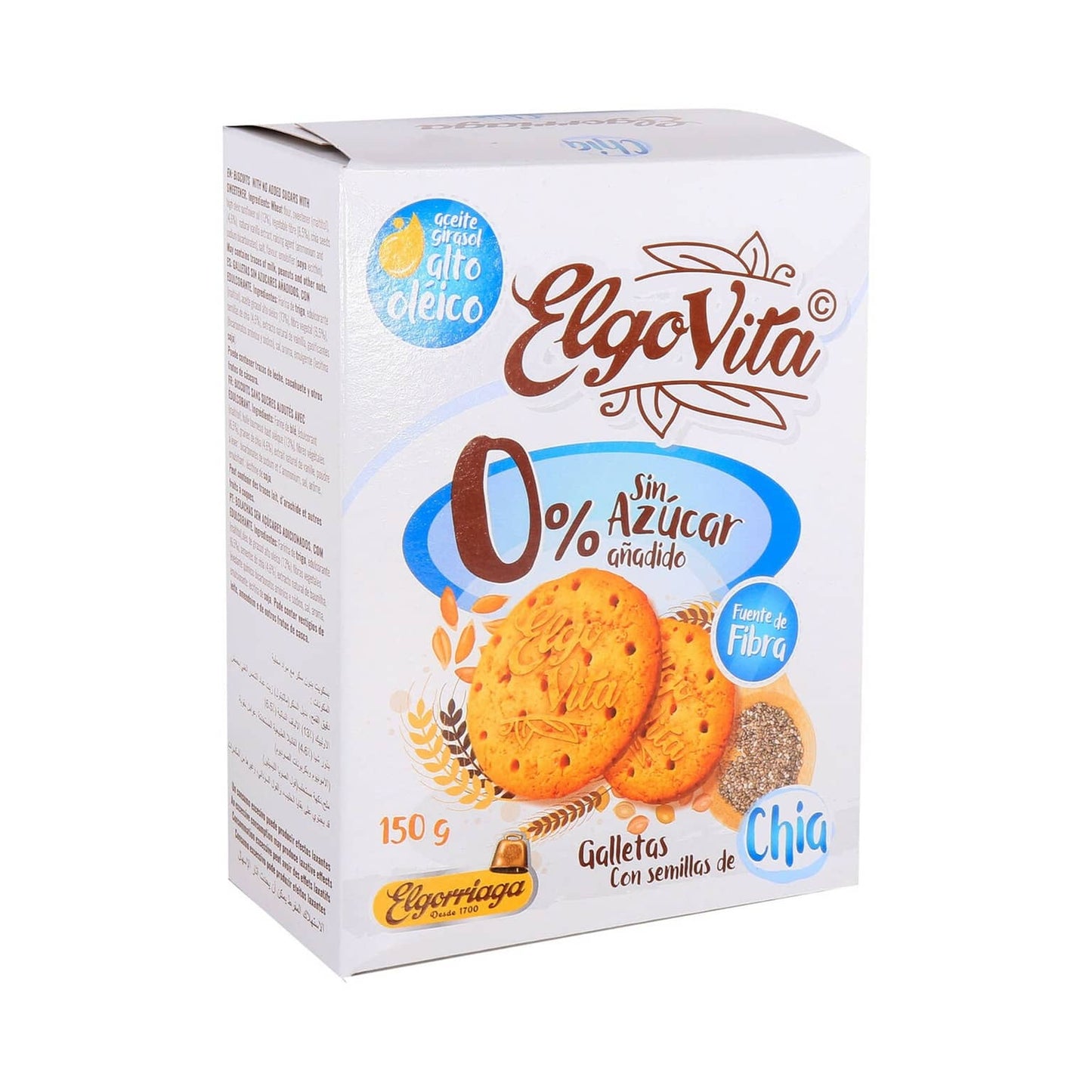 Elgovita Chia Biscuits 150g