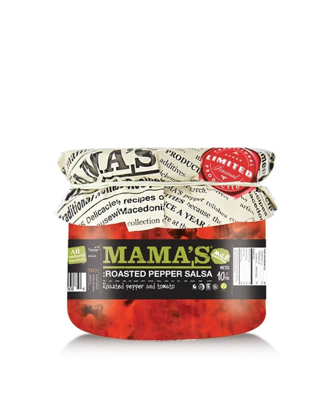 Mama's Roasted Pepper Salsa 10oz(283.5g)