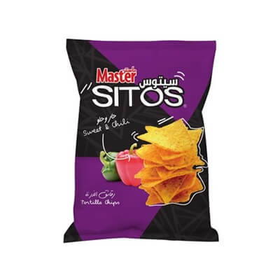 Master Sitos Sweet & Chili Chips 2.82oz(80g)