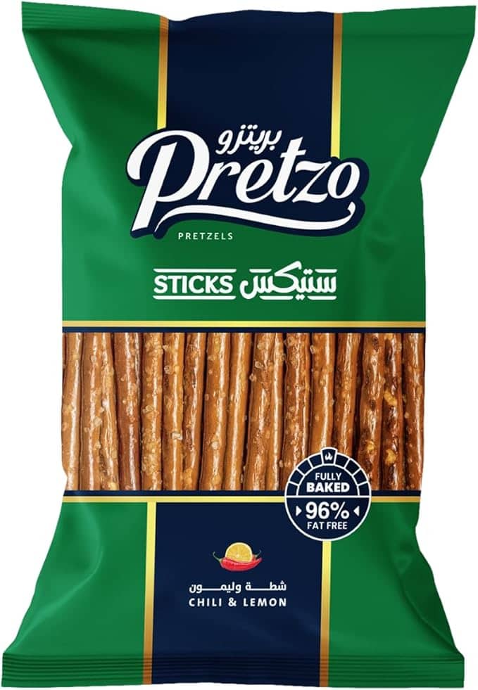 Pretzo Pretzels Sticks With Chili & Lemon 2.8oz(80g)