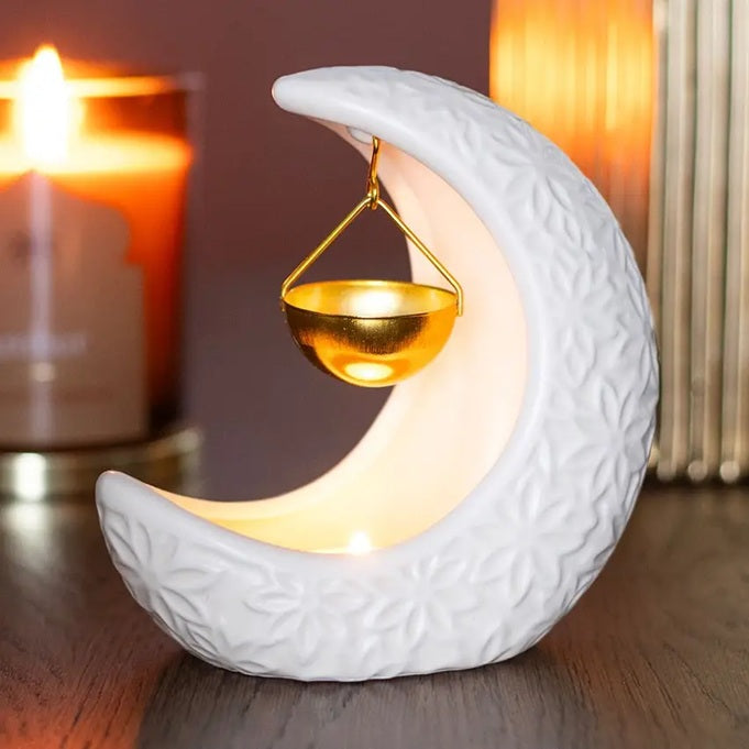 Ramadan Crescent Oil Burner (Hanging Bowl)