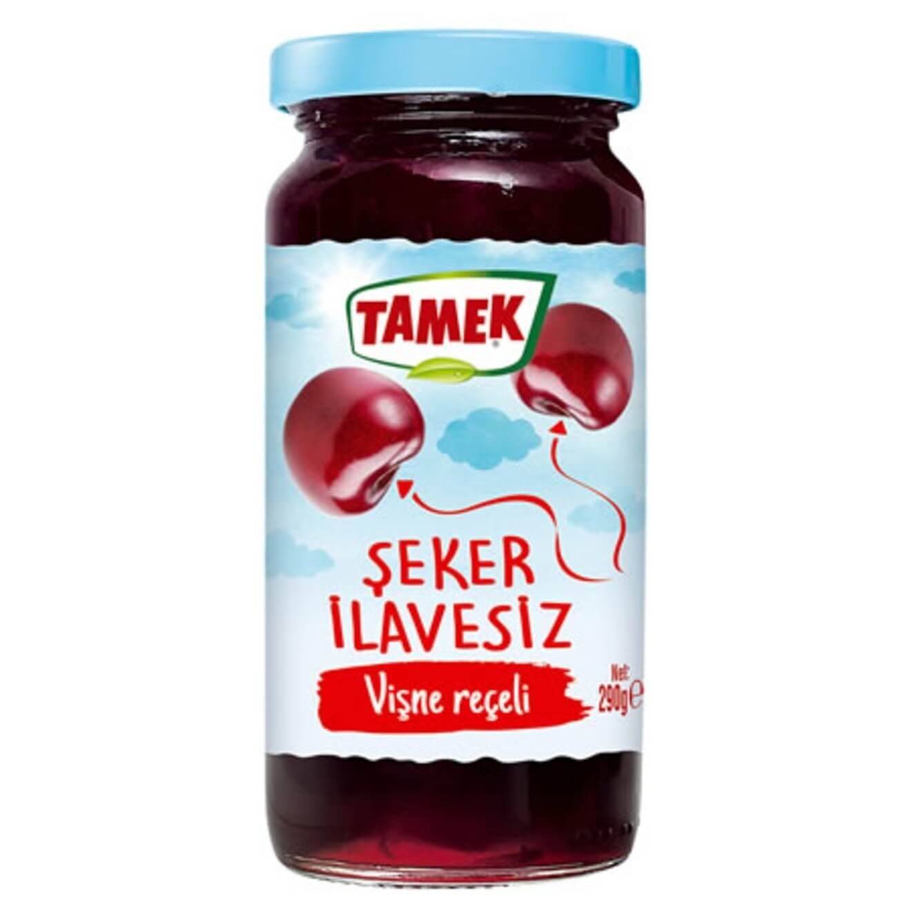 Tamek Suger Free Sour Chery Jam 10.22oz(290g)