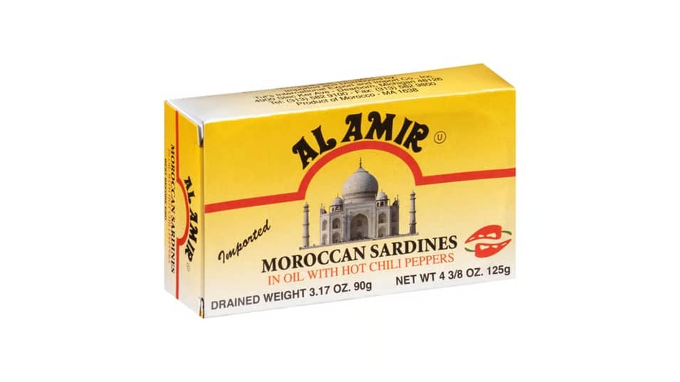 ALAmir | Moroccan Sardines In Oil With hot Chili Peppers 125g