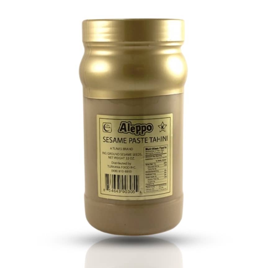 Jar of Aleppo Sesame Paste Tahini 32oz