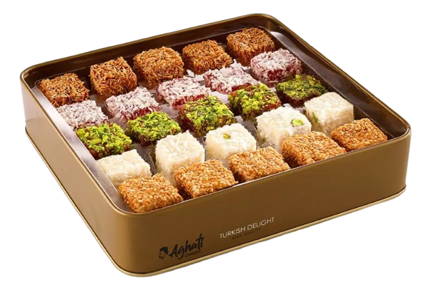 Aghati Turkish Delight Halqoum 17.63oz.500g