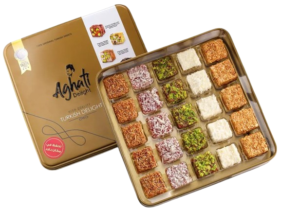 Aghati Turkish Delight Halqoum 17.63oz(500g)