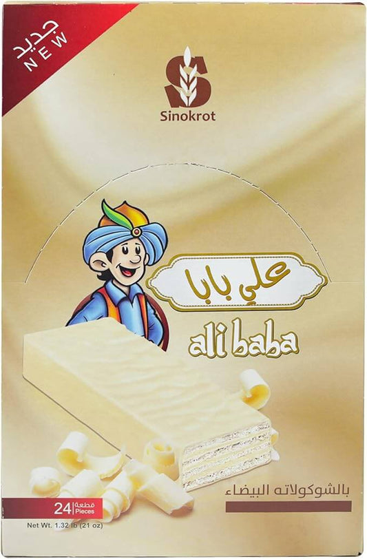 Ali Baba White Chocolate Wafer 24Pieces 21.16(600g)