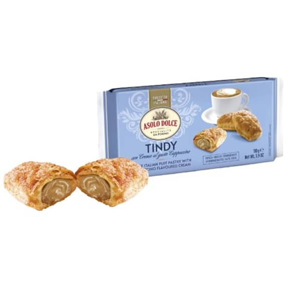 Asolo Dolce Puff Pastry with Cappuccino Cream 110g 