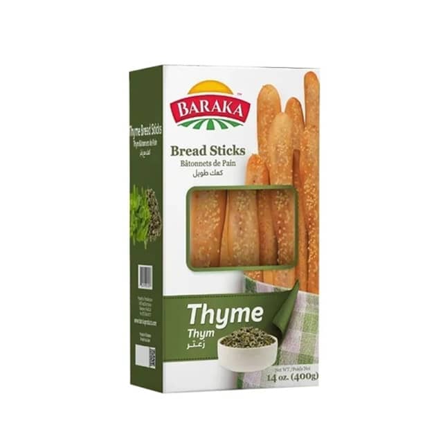 Baraka Bread Sticks With Thyme 400g