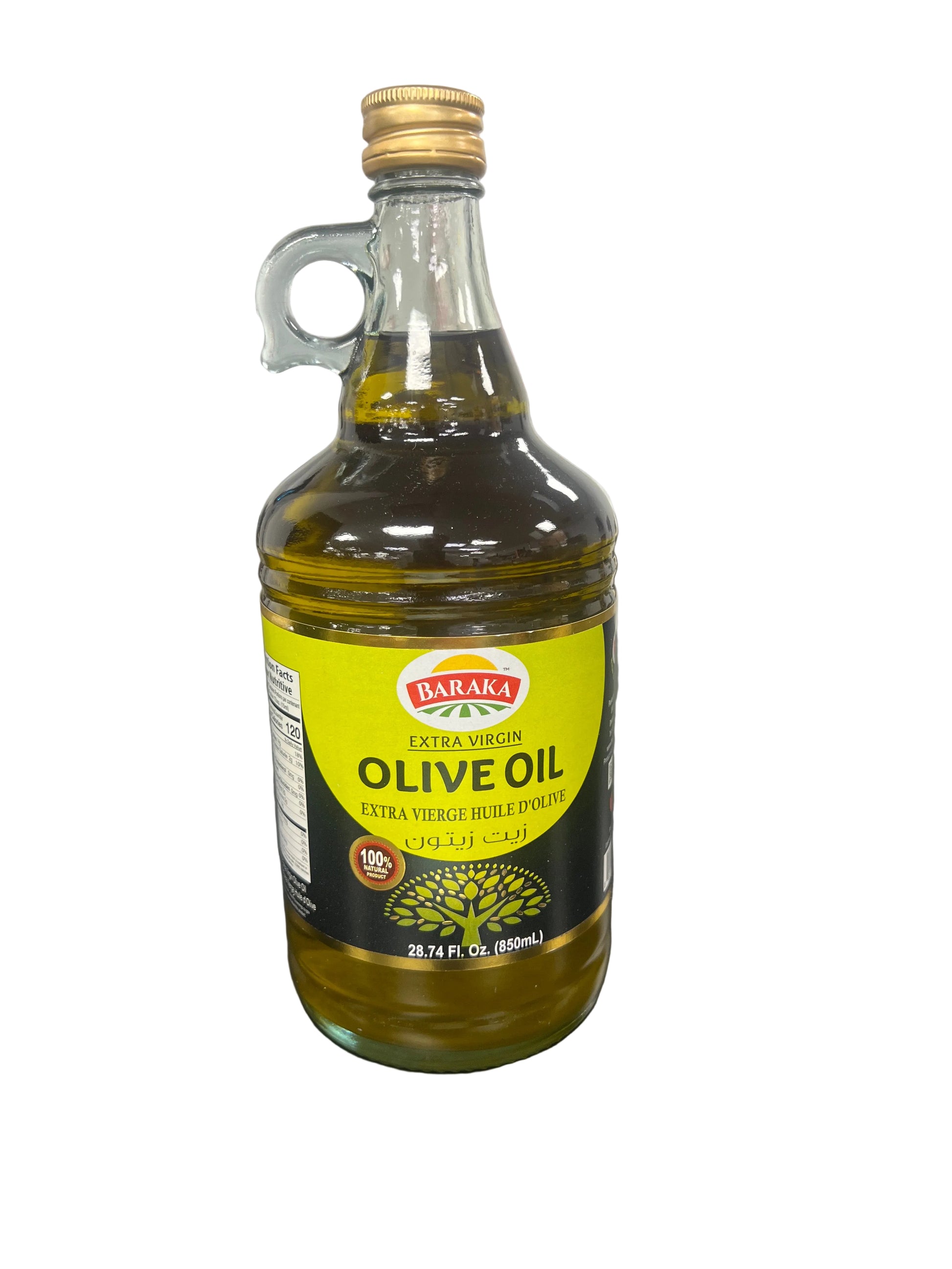 Baraka Extra Virgin Olive Oil 28.74 FL.OZ. (850mL)