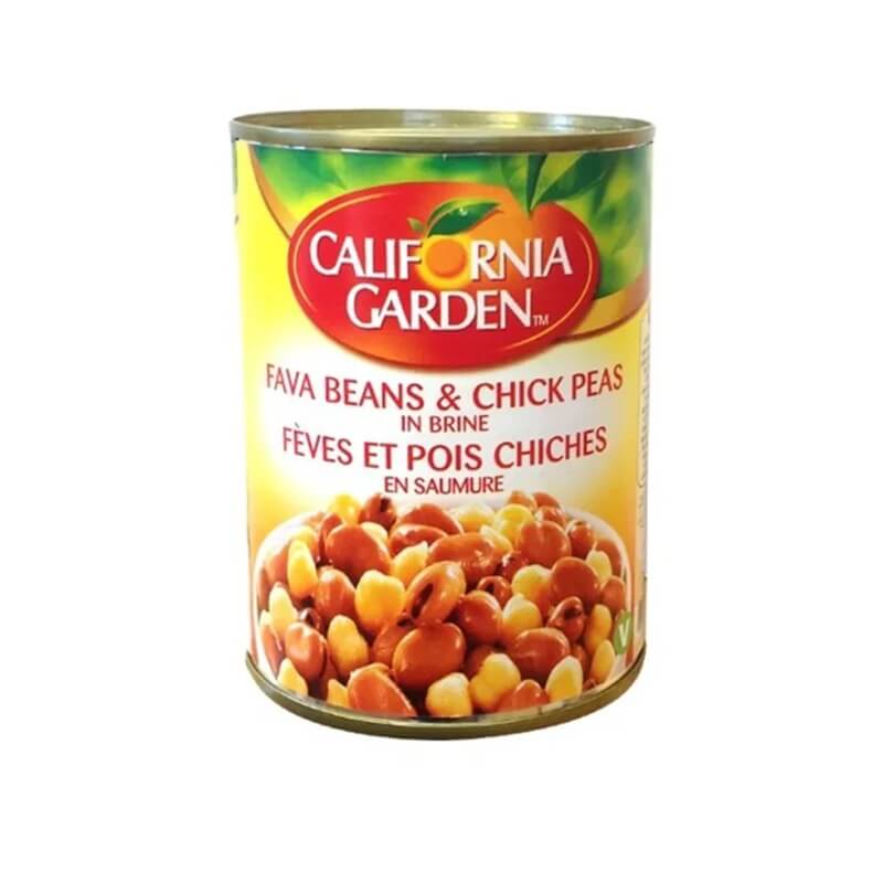 California Garden  Fava Beans & Chick Peas 16OZ.(450g)