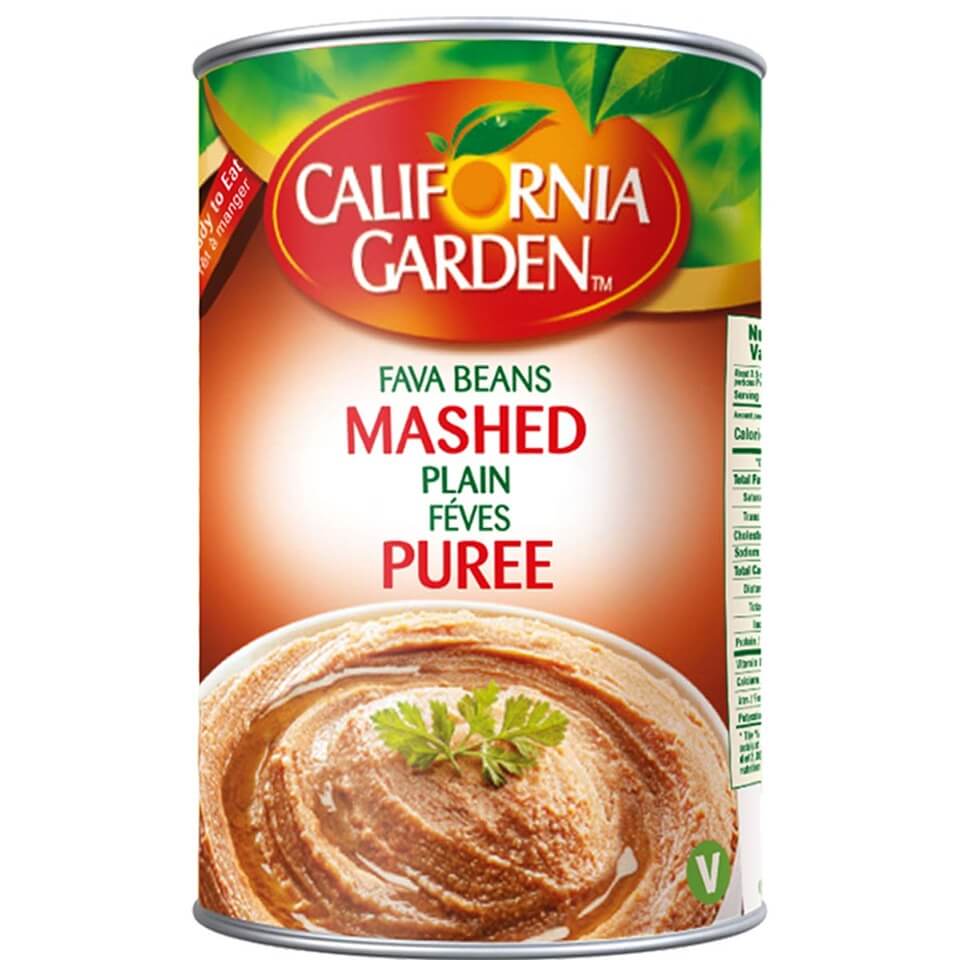 California Garden Fava Beans Mashed Plain 16oz.(450g)