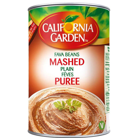 California Garden Fava Beans Mashed Plain 16oz.(450g)