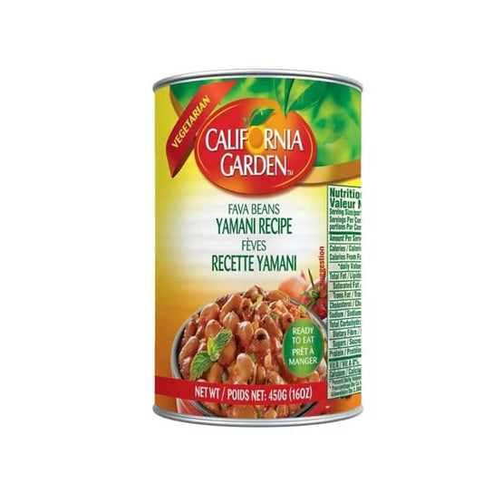 California Garden Fava Beans Yamani Recipe 16OZ.(450g)