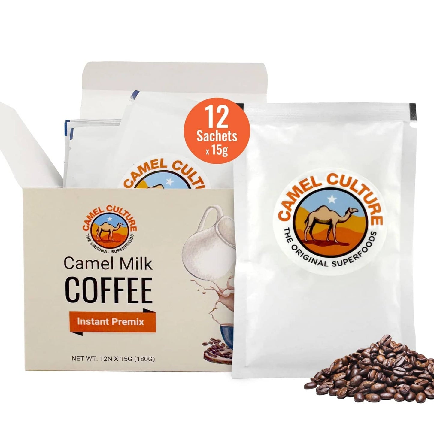 Camel Culture Camel Milk Coffee 12x15g(180g)