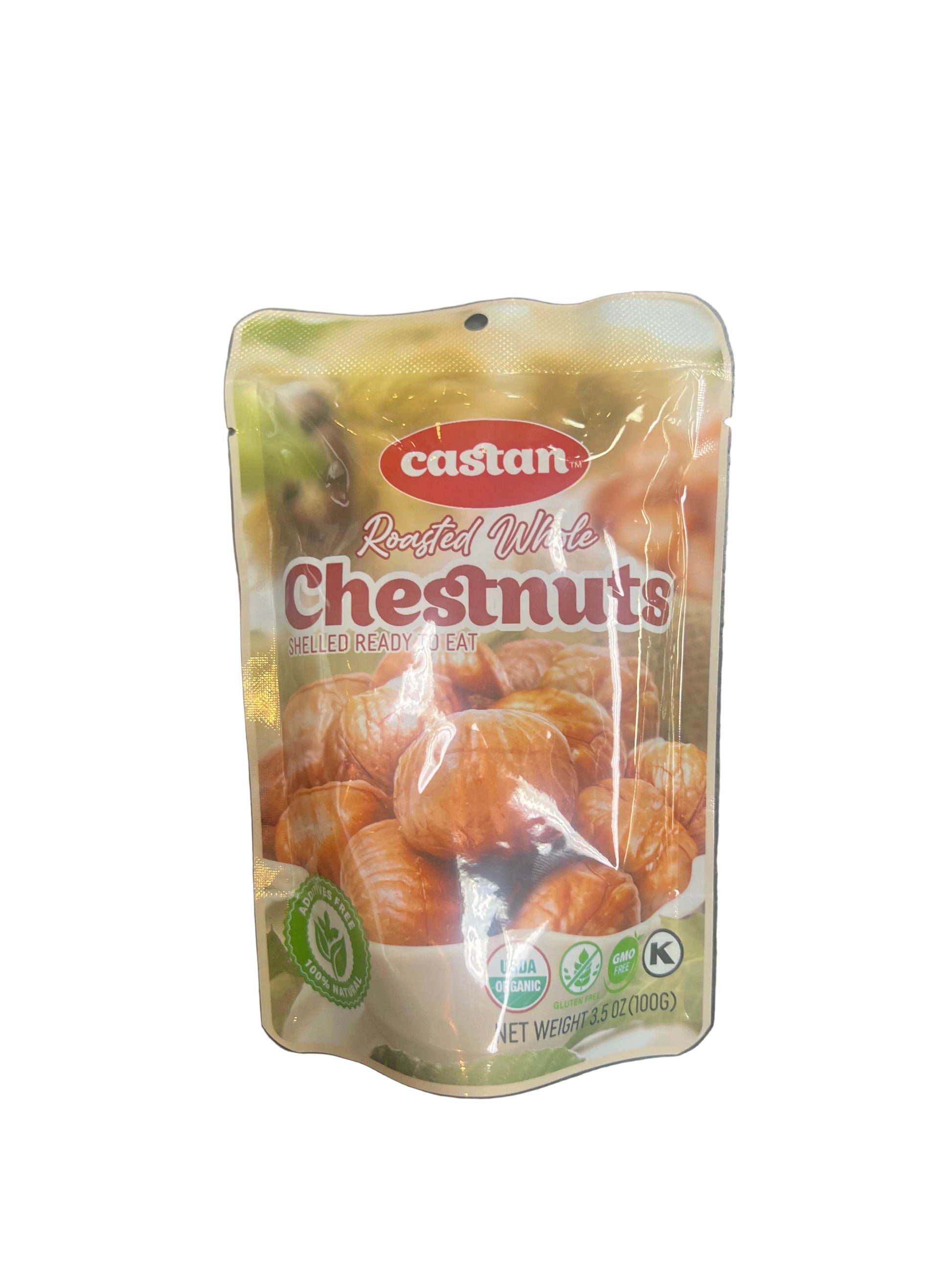 Castana Rosted Whole Chestnuts 100g