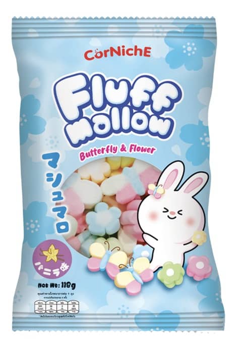 Corniche Fluff Mallow Butterfly & Flower 119g