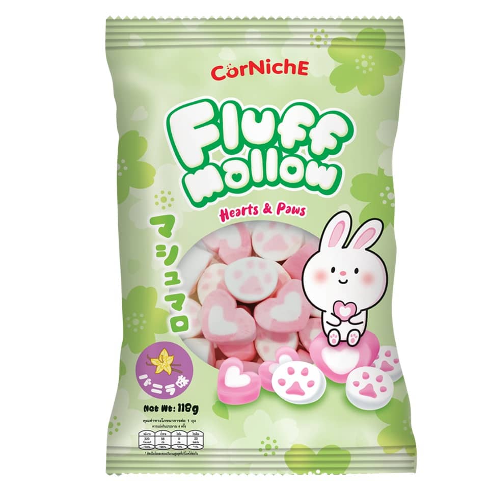 Corniche Fluff Mallow Heart & Paws 119g