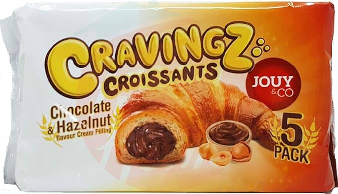 Cravingzz Croissants Chocolate & Hazelnut  5 Pack