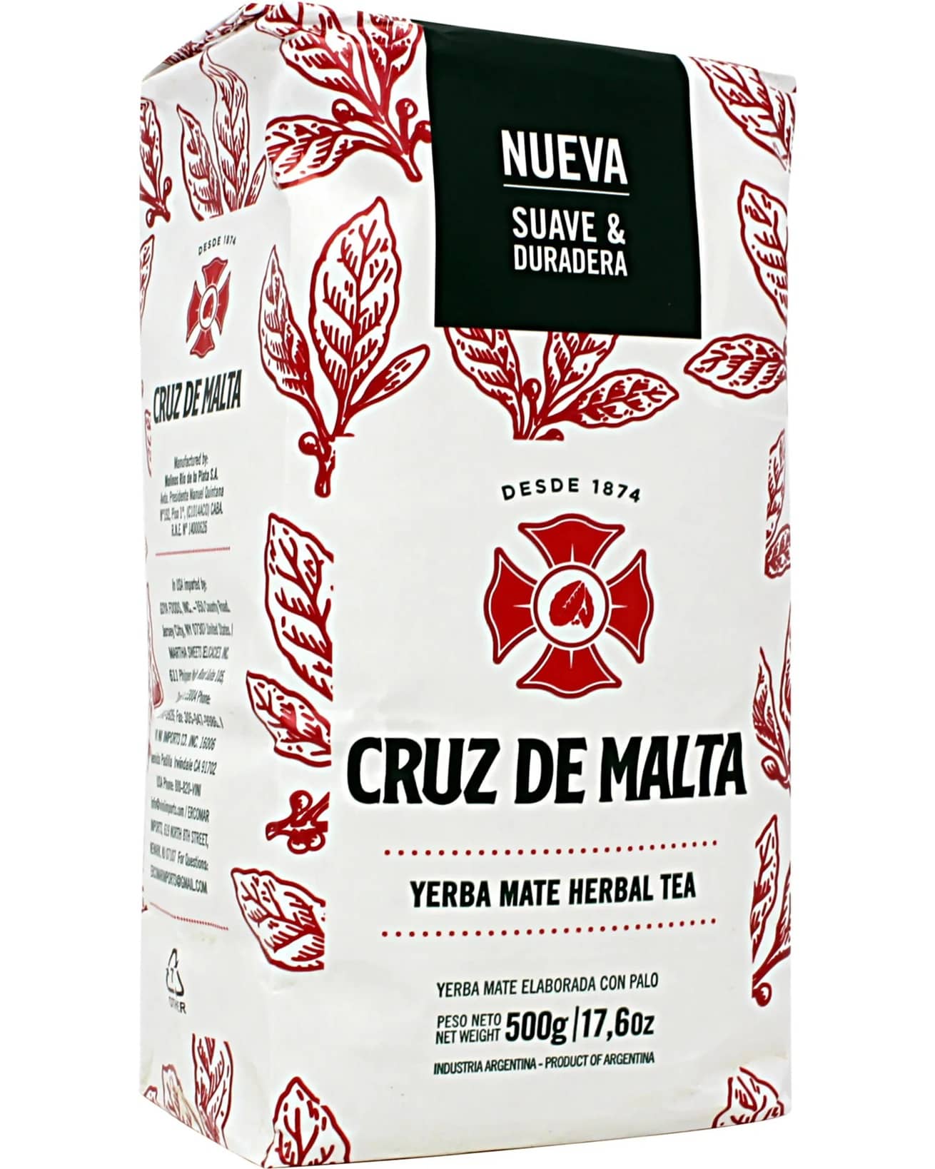 Cruz De Malta Yerba Mate Herbel Tea 17.6Oz(500G)