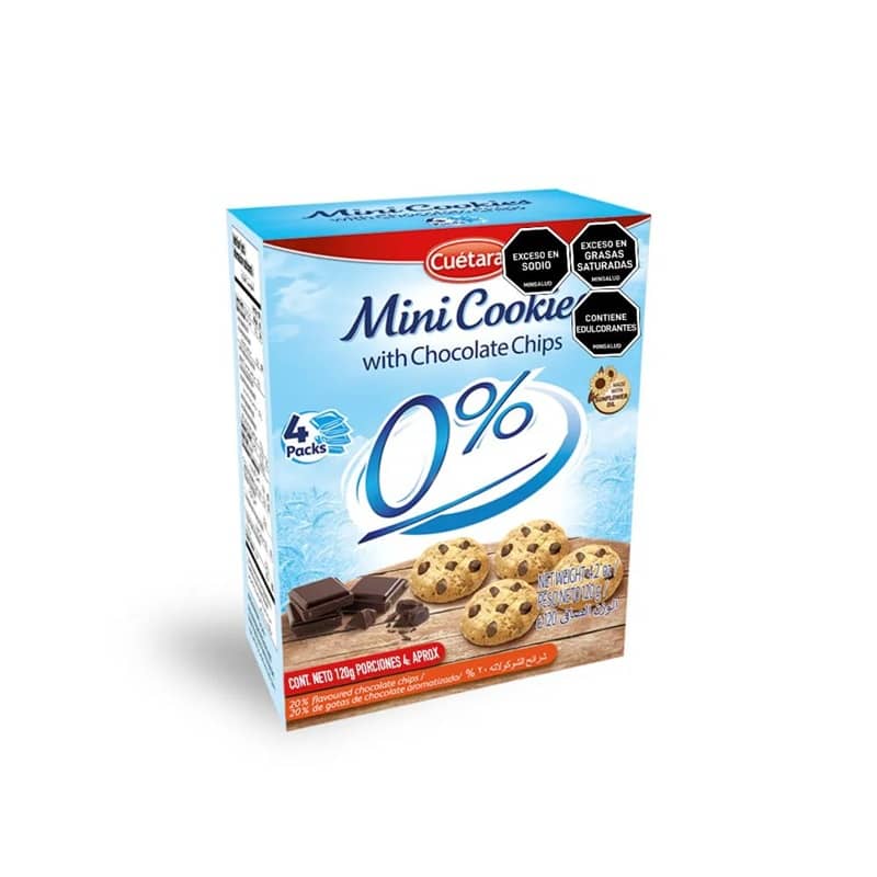 Cuetara Mini Cookie With Chocolate Chips 4.2OZ(120g)