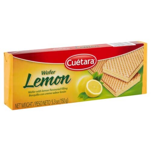 Cuetara Wafer With Lemon Flavoired Filling 5.3OZ(150g)