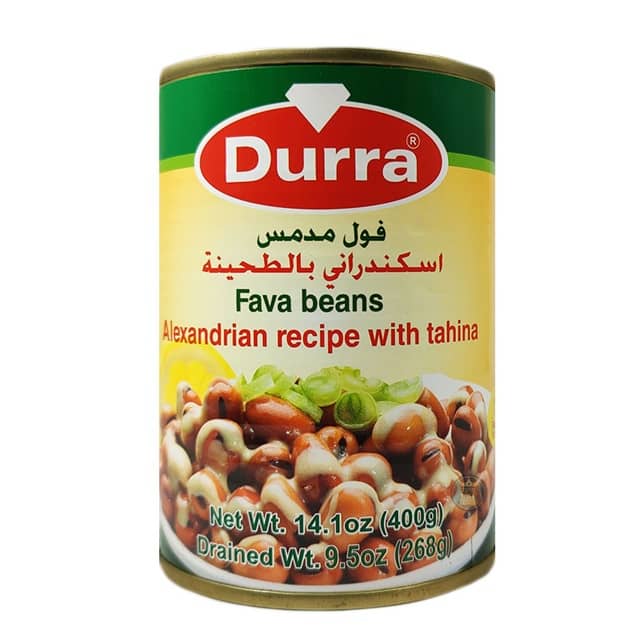 Durra | Fava Beans Alexandrian Recipe With Tahina 14.1OZ(400g)