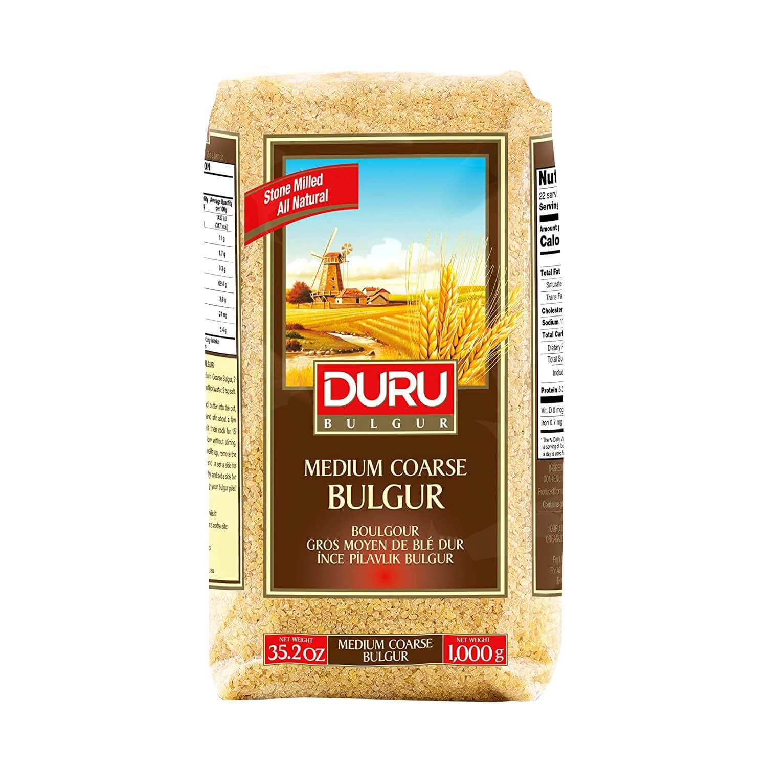 Duru Medium Coarse Bulgur 35.2oz (1000g)