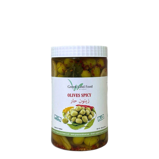 Green Land Food Olives Spicy 2.2Lb (1000g)