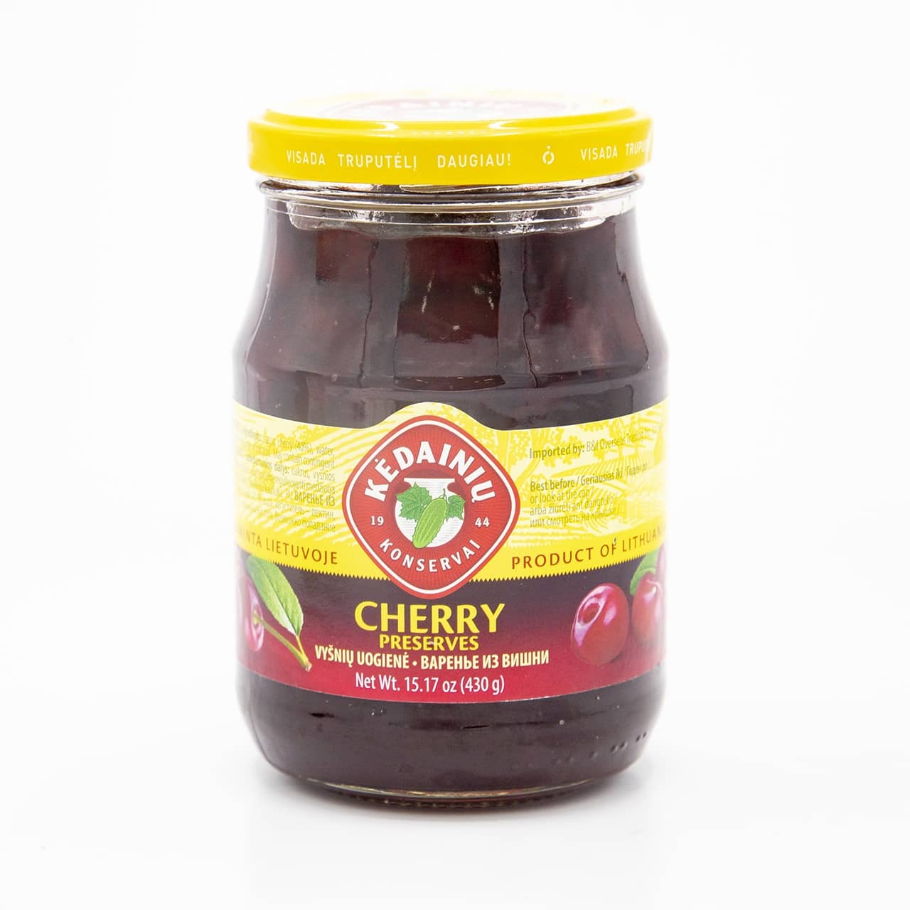 Kedainiu Cherry Preserves 15.17oz(430g)