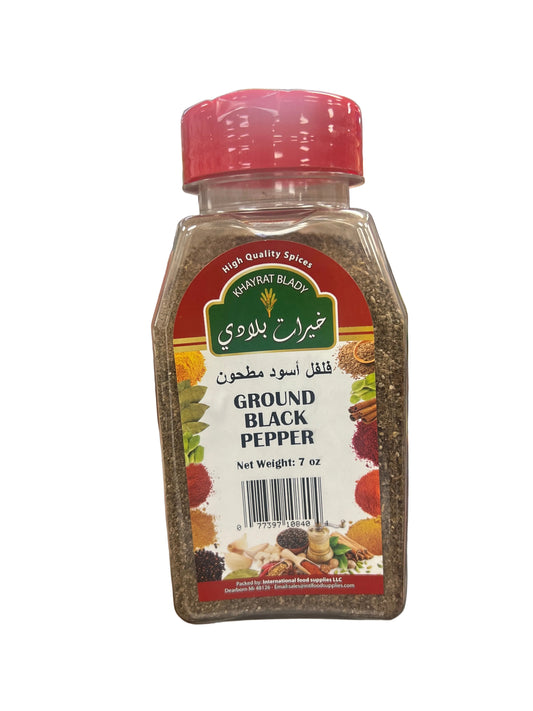 Khayrat Blady | Ground Black Pepper 7oz