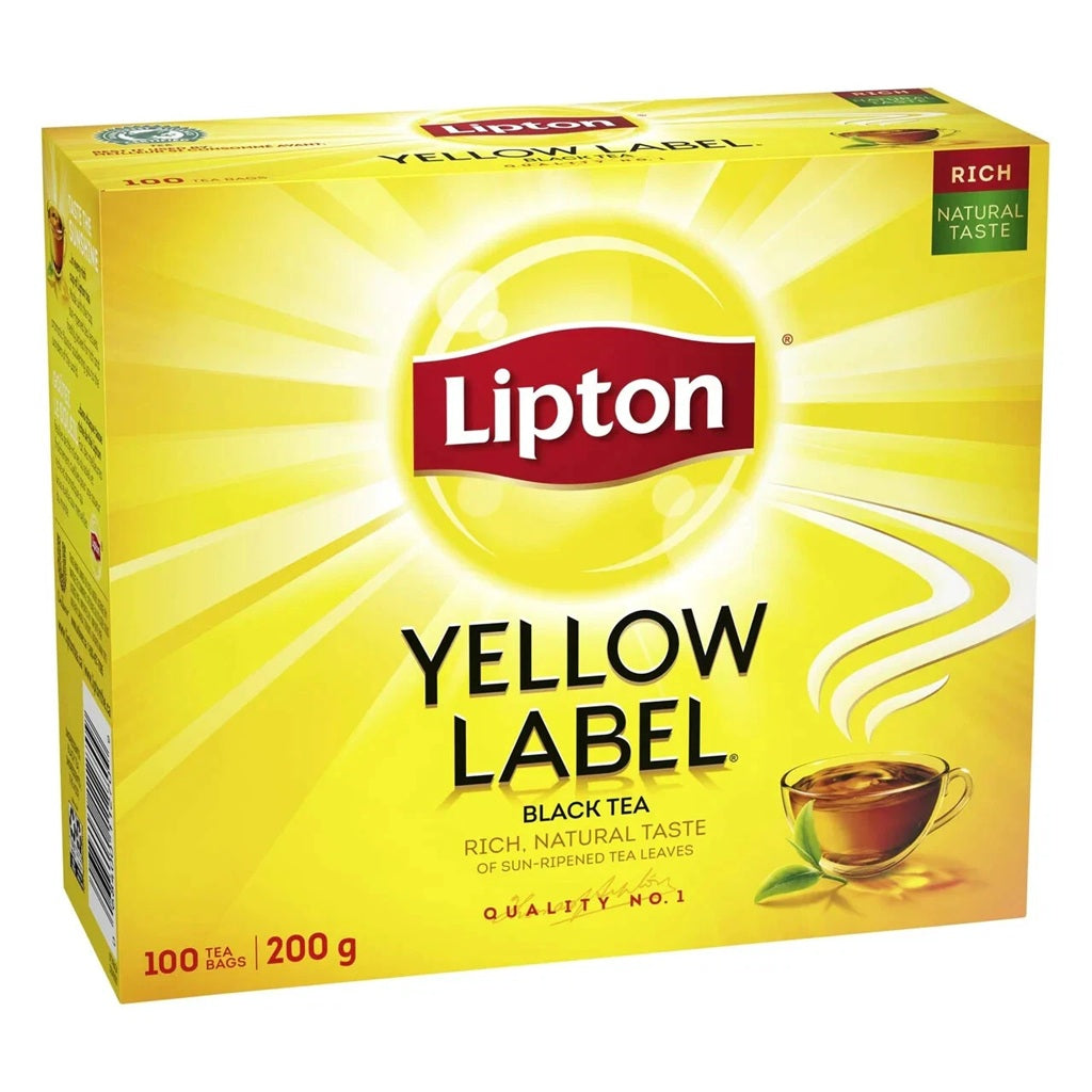 Lipton Yellow Label Black Tea 100Teabags 7.05OZ(200g)