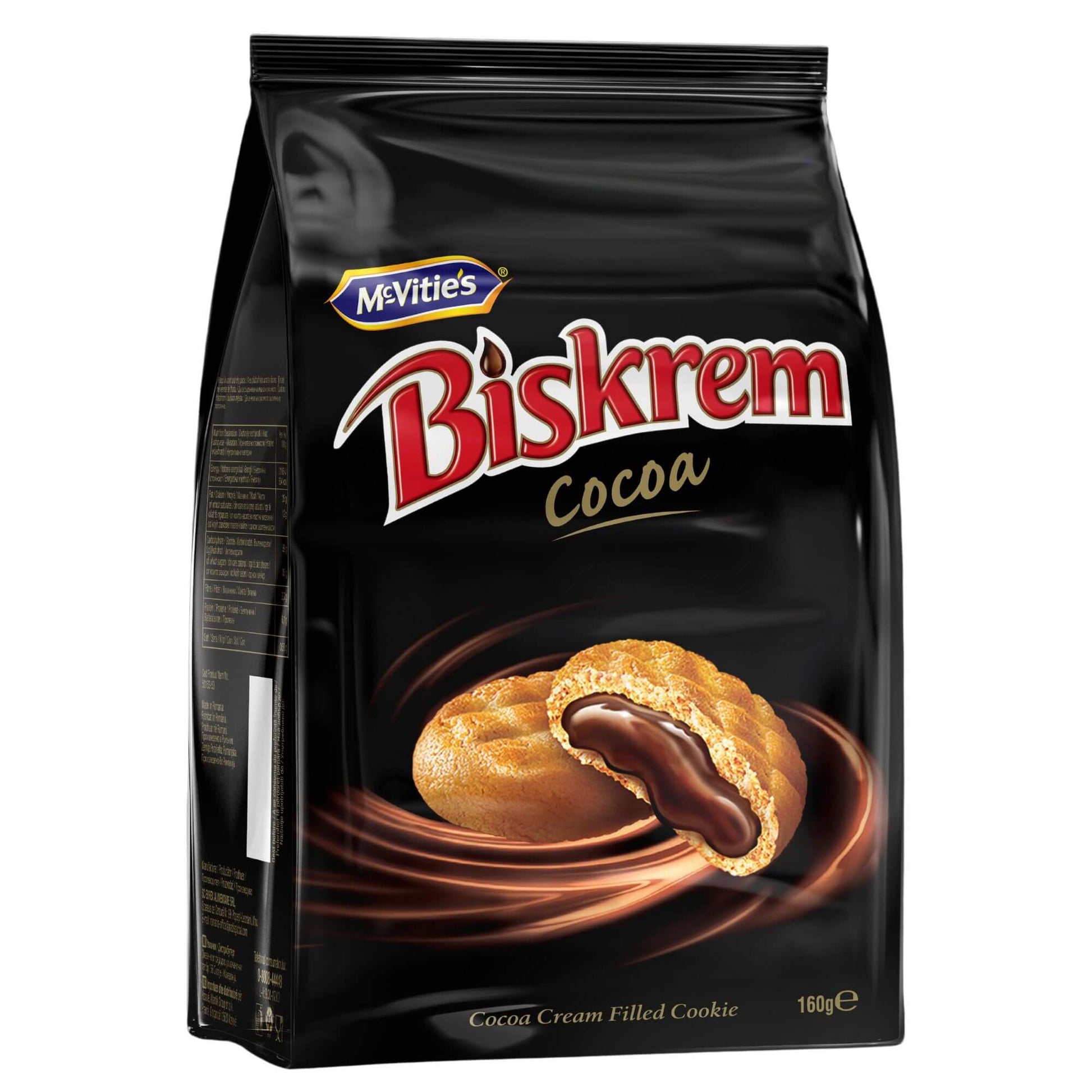 Mcvities Biskrem Coca Cream Filled Cookie 5.6oz(160g)