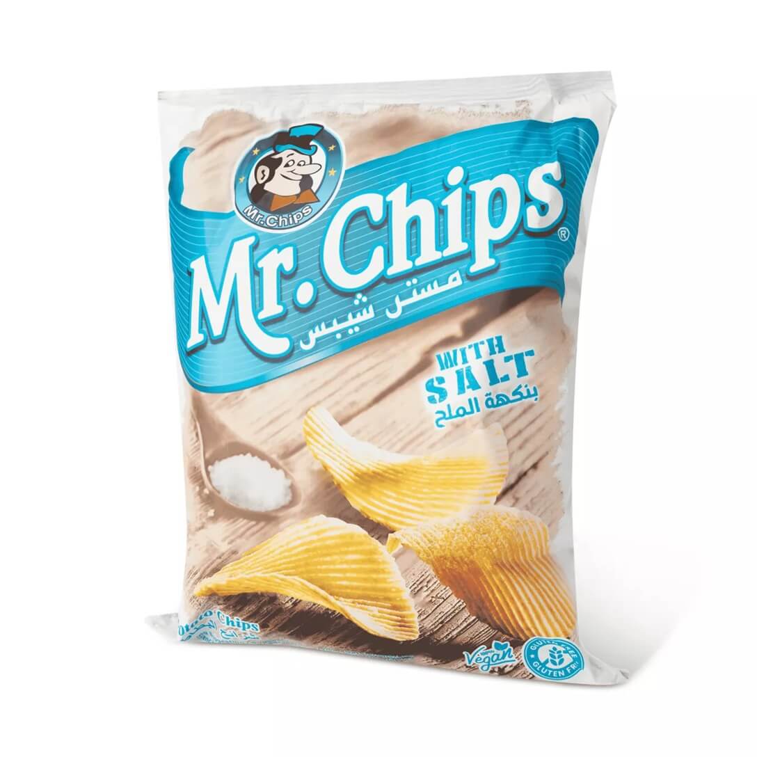 Mr.Chips Potato Chips With Salt 2.64oz(75g)