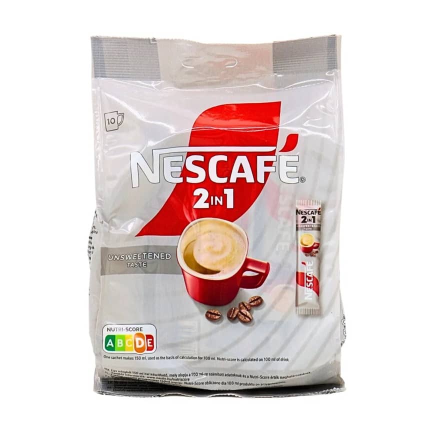 Nescafe 2x1 Sugar Free Coffee & Creamer 10bags 8gx10