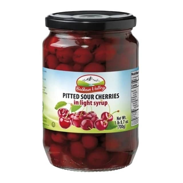 PITTED SOUR CHERRIES 700G