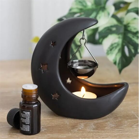 Ramadan Black Crescent Oil Burner