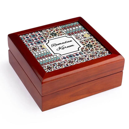 Ramadan Mubarak Wooden Box