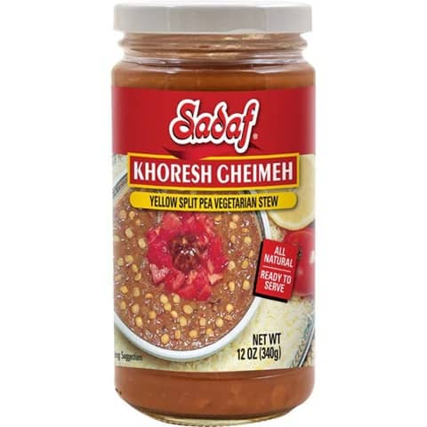 Sadaf | Khoresh Gheimeh Yellow Split Pea Vegetarian Stew 12oz.(340g)