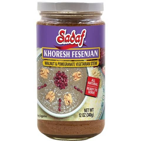 Sadaf Khoresh Fesenjan Walnut & Pomegranate Vegetarian Stew 12oz.(340g)