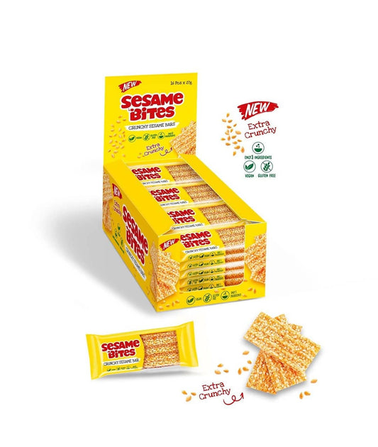 Sesame Bites Crunchy Sesame Bars 27gx16x6 
