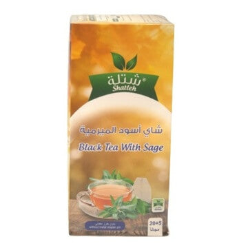 Shatleh Black Tea With Sage 25Bags x 12g