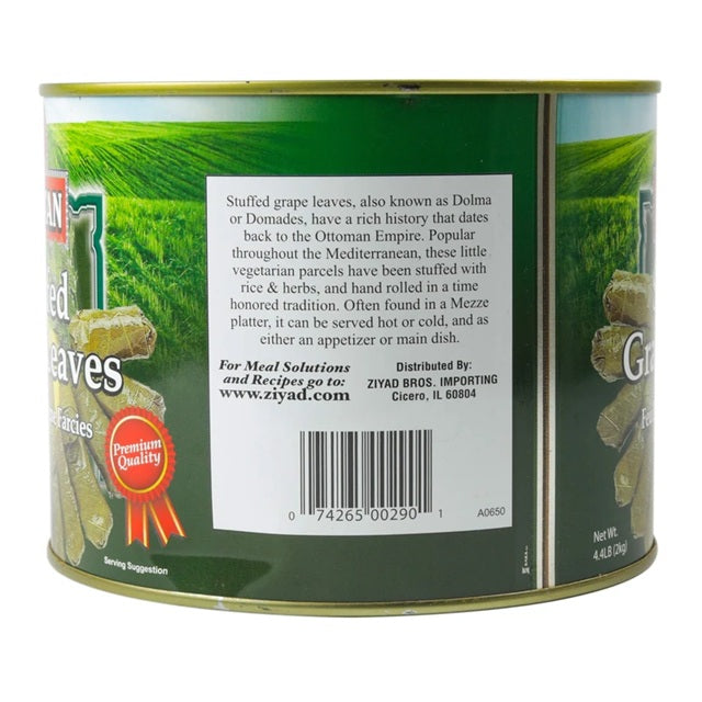 Sultan Stuffed Grape Leaves 4.4Lb